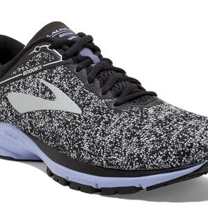Brooks Speckled Black and Gray Athletic Shoes